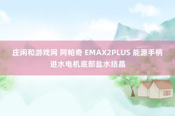 庄闲和游戏网 阿帕奇 EMAX2PLUS 能源手柄进水电机底部盐水结晶